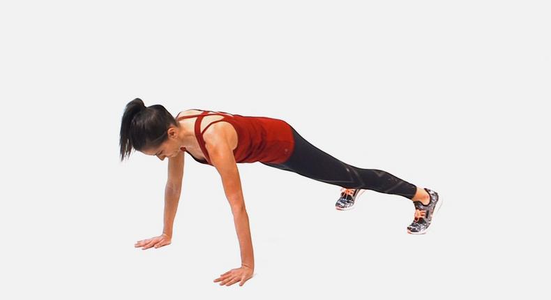 lateral plank walk