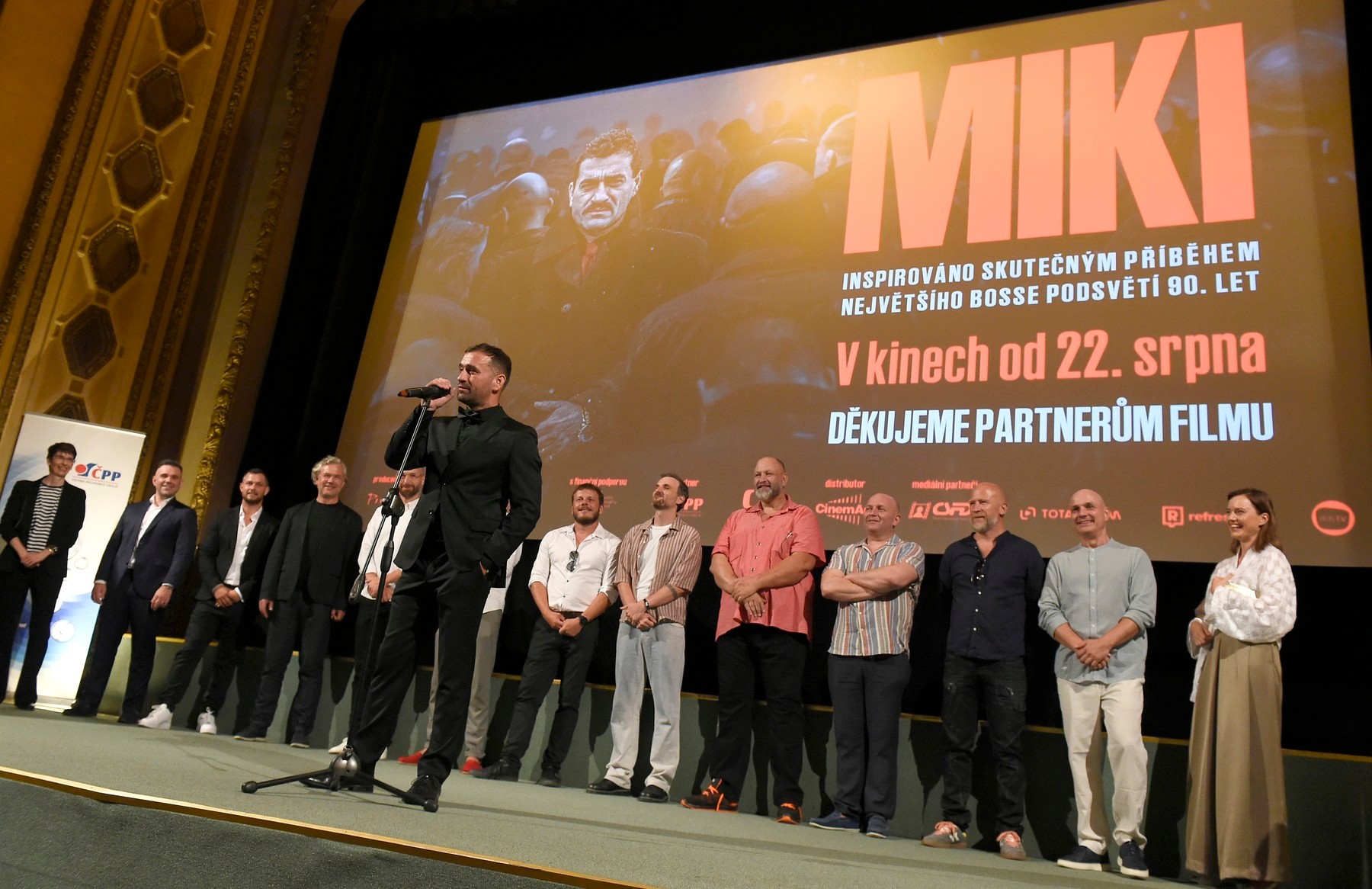 Premiéra filmu MIKI v Prahe.