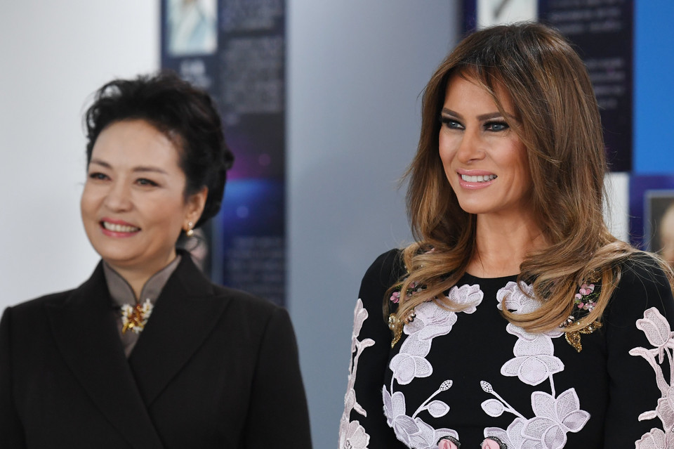 Melania Trump i pierwsza dama Chin Peng Liyuan 