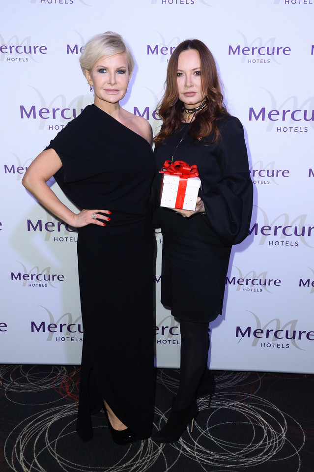 Joanna Racewicz i Dorota Goldpoint na imprezie Mercure Fashion Night by Dorota Goldpoint
