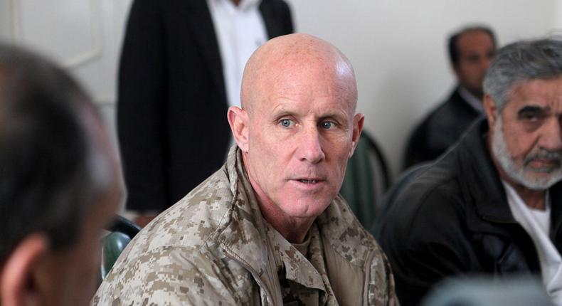 Robert Harward during a visit to Zaranj, Afghanistan, in 2011.