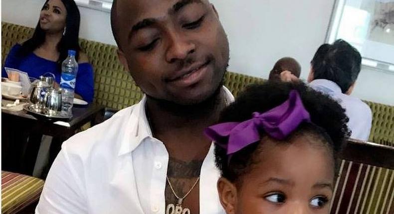 Davido and daughter, Imade