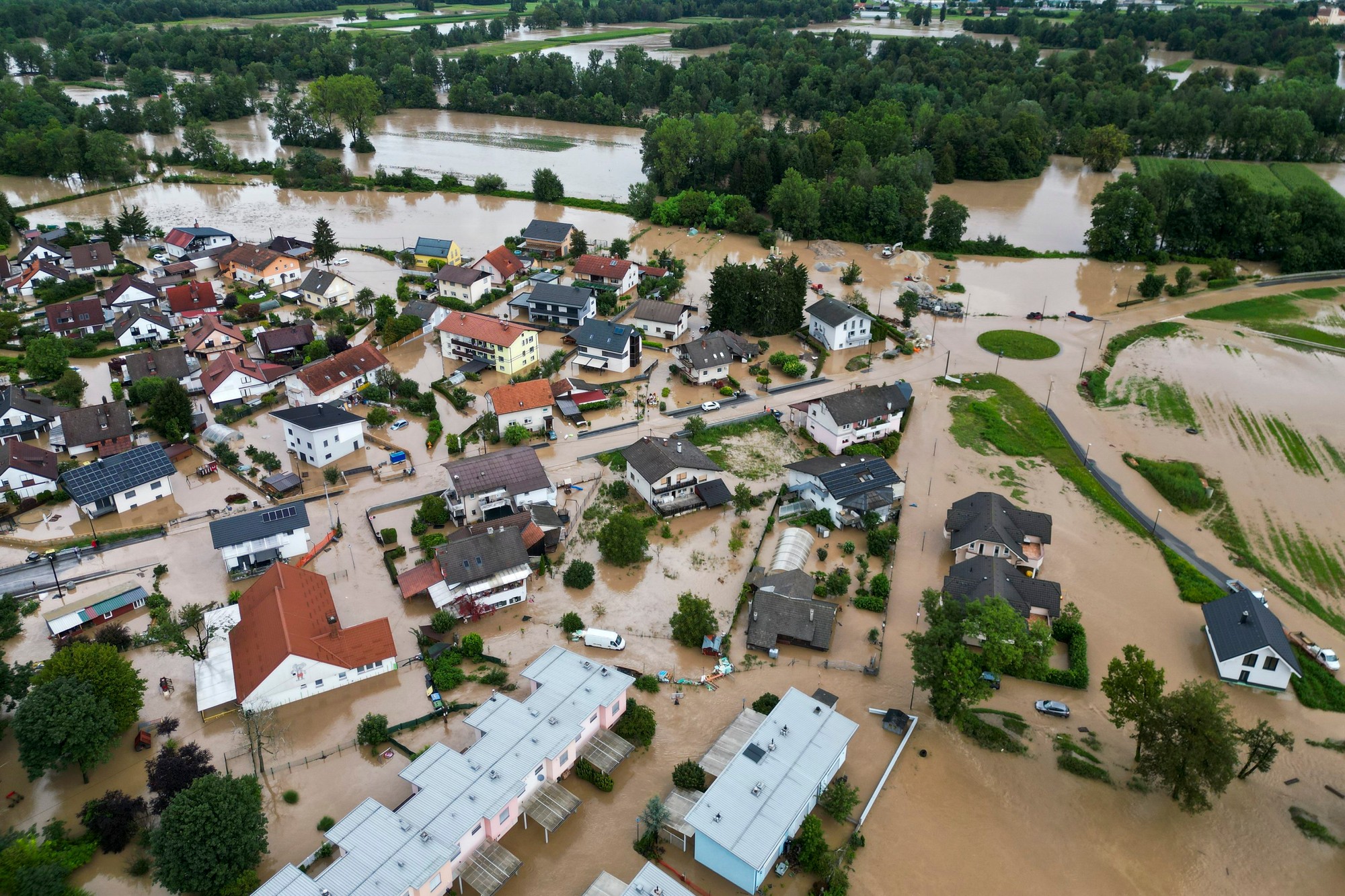 Prívalové dažde v Slovinsku