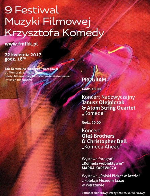 9. Festiwal Muzyki Filmowej Krzysztofa Komedy
