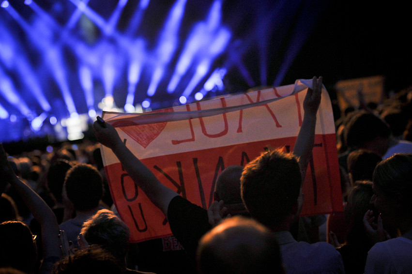 Paul McCartney na Stadionie Narodowym w Warszawie (fot. Artur Rawicz/Onet)