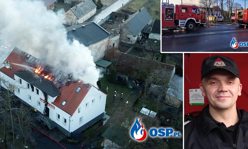 Strażak z Krapkowic wracając z nocnego dyżuru uratował ludzi z pożaru