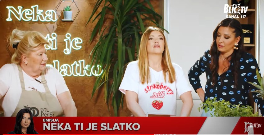 Kija Kickar u emisiji "Neka ti je slatko"
