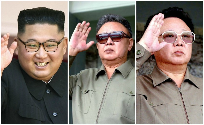 Kim Džong Un, Kim Džong Il i Kim Il Sung