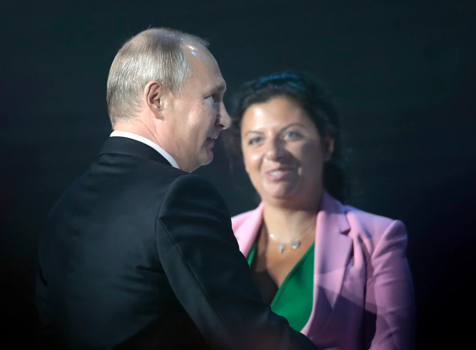 Vladimir Putin i Margarita Simonjan