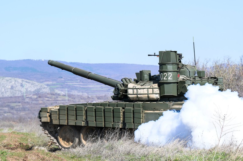 Realizacija taktičkih uvežbavanja tenkista Vojske Srbije poligonu "Rujnik" kod Niša