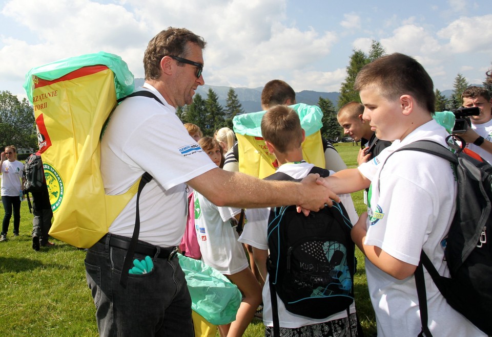 ZAKOPANE AKCJA NAJWIĘKSZE SPRZĄTANIE TATR