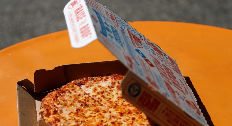 Former Domino's CEO Ritch Allison spent nearly $4,000 on the fast food chain's pizzaGene J. Puskar / Associated Press