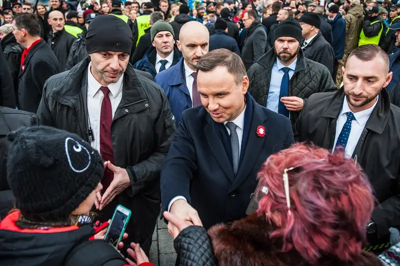 Andrzej Duda i BOR