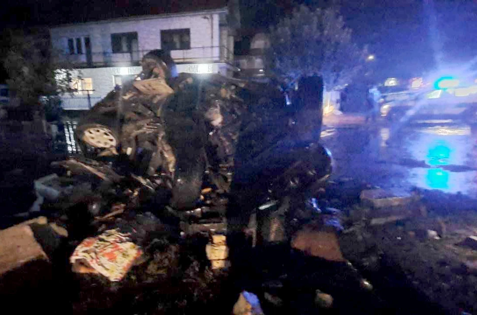 Automobil nakon nesreće