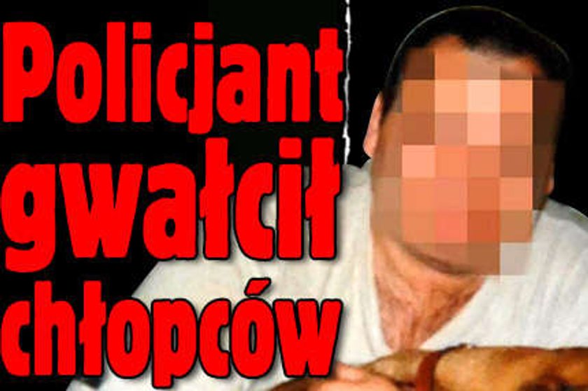 Policjant gwałcił chłopców