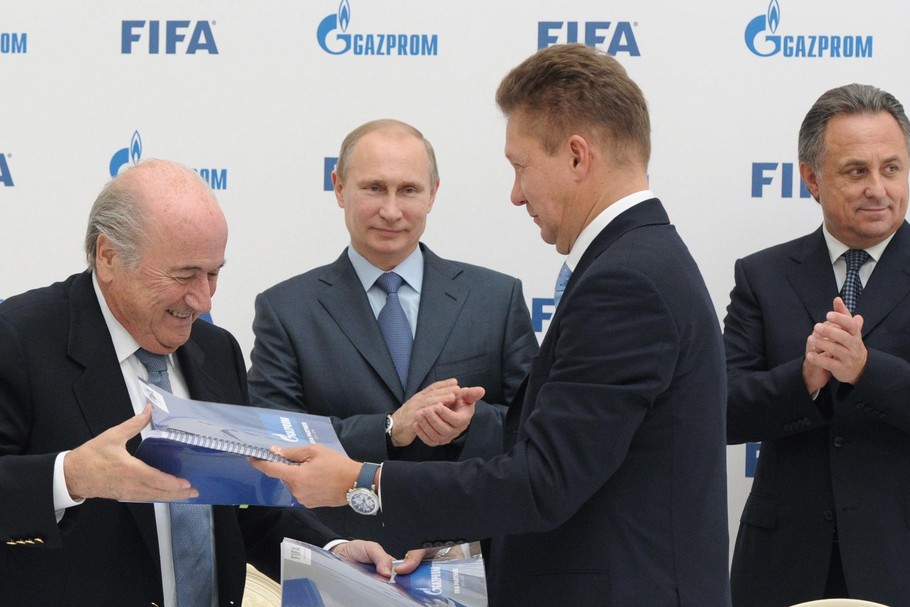 RUSSIA FIFA GAZPROM AGREEMENT