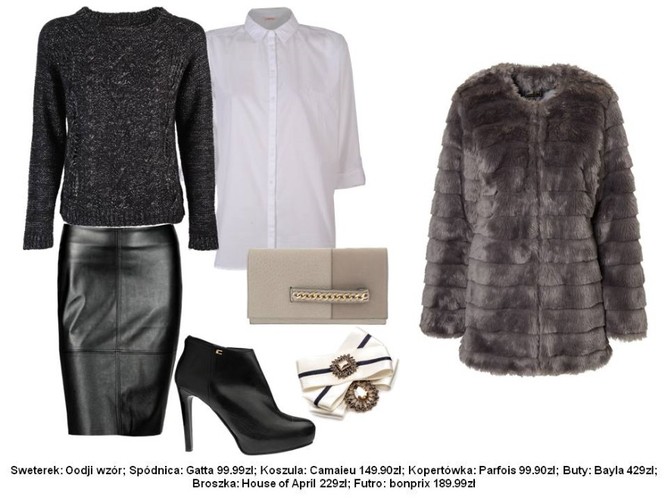 STYLIZACJE z futrem na sezon jesień/zima 2014/2015