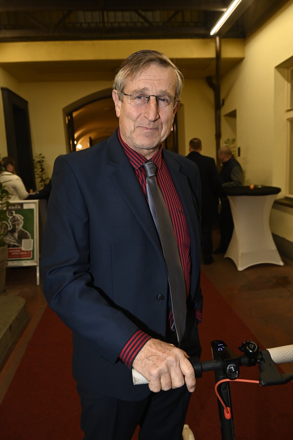 Český herec Václav Vydra. 