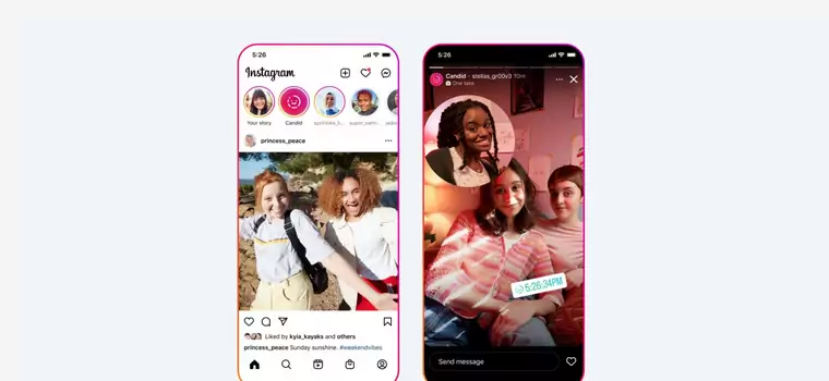 Instagram wprowadza klon aplikacji BeReal i "opisy" rodem z Gadu-Gadu