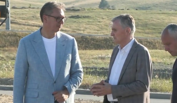 Aleksandar Vučić obilazi radove na obilaznici oko Zlatibora