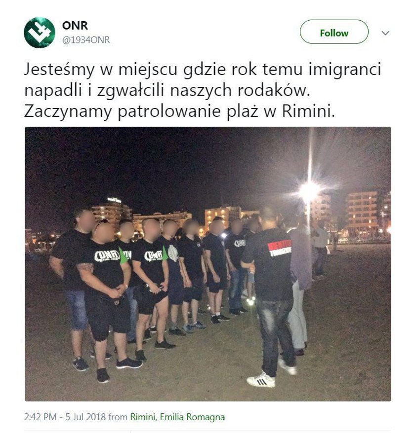 Kobiety wściekłe na patrole ONR. „To naziści!”