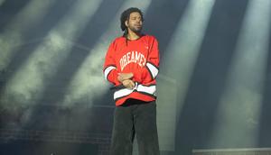 J. Cole performs at the 2024 Dreamville Music Festival at Dorothea Dix Park on April 07, 2024Astrida Valigorsky/Getty Images