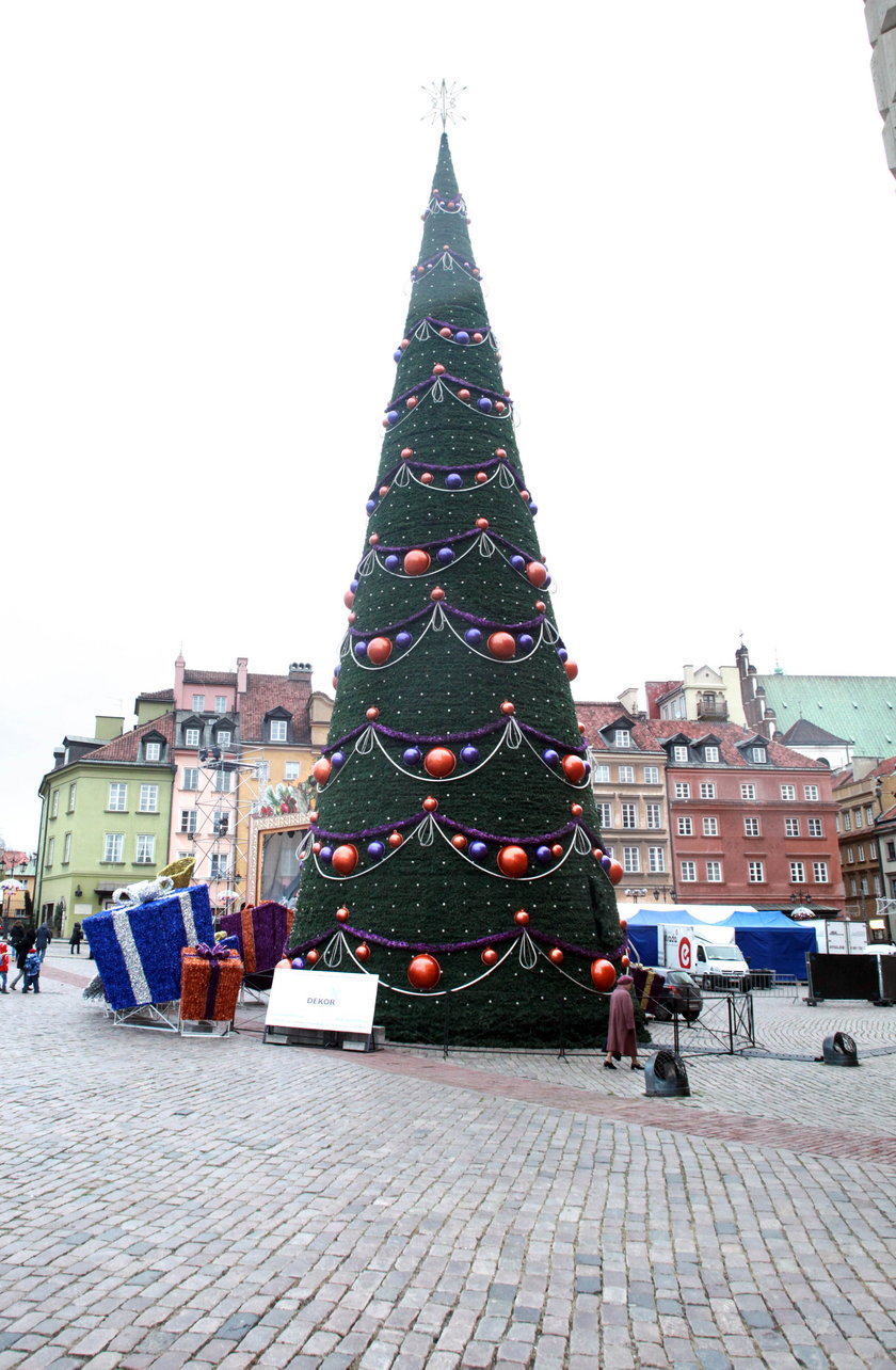 choinka plac zamkowy