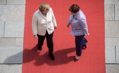 Premier Szydło u kanclerz Merkel. Upomni się o prawa Polaków w Niemczech [ZDJĘCIA]