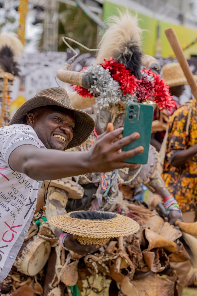 Traditional dancers at Nyege Nyege