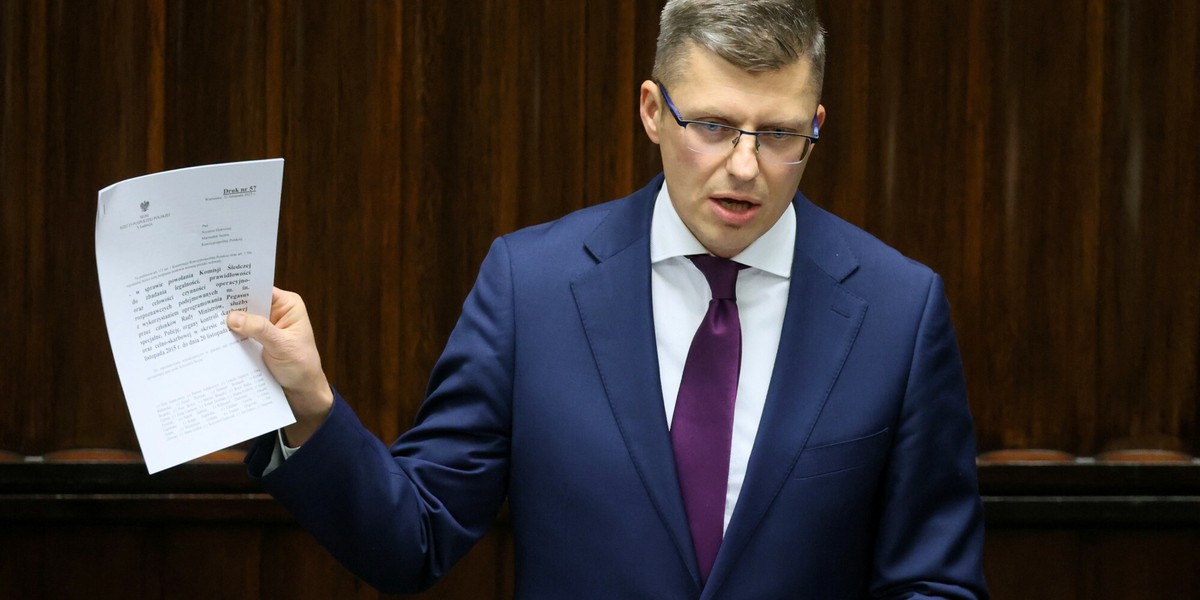 Minister sprawiedliwości Marcin Warchoł