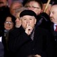 Jaroslaw Kaczynski attends a pro-government demonstration to mark the 35th anniversary of the marsha