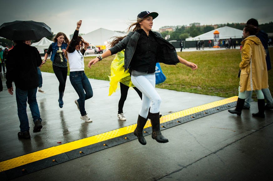 Coke Live Music Festival 2012 - publiczność (fot. Monika Stolarska / Onet)