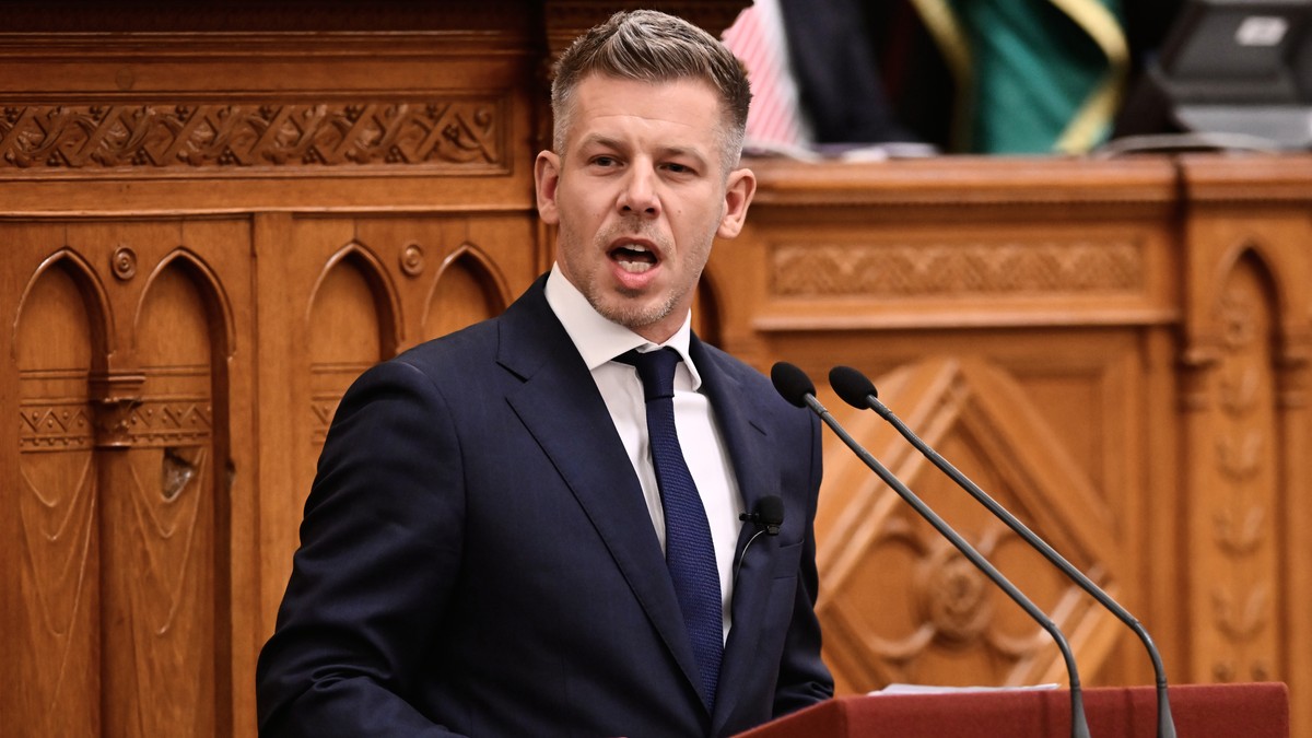 Peter Mađar tokom inauguracije