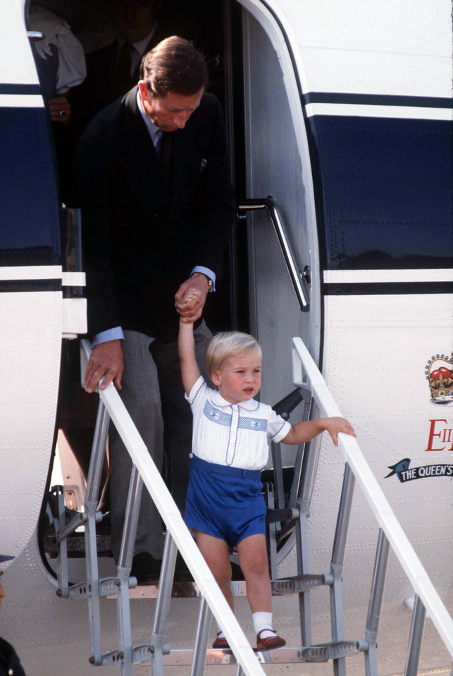 Mały William i książę Karol. 20 sierpnia 1984 roku