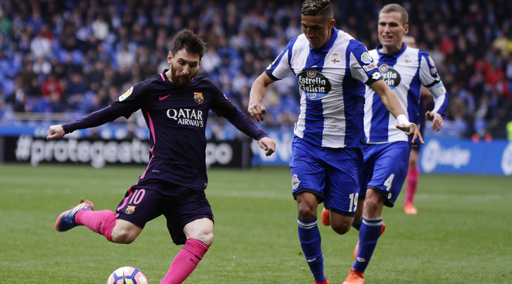 Egyre inkább elszállnak a Barcelona bajnoki esélyei/Fotó: AFP