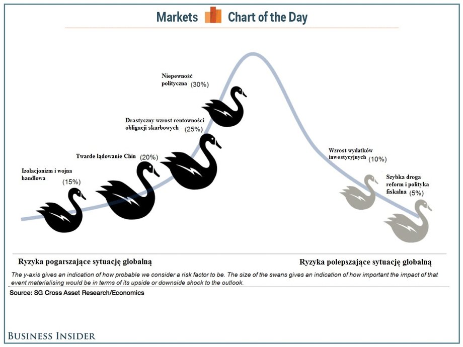 "Czarne łabędzie" w światowej gospodarce