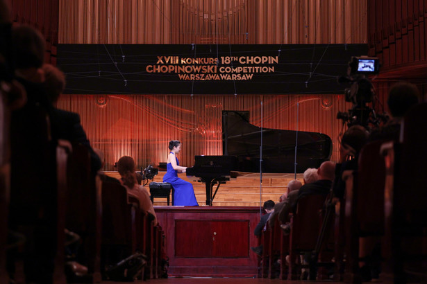 Chińska pianistka Jiana Peng podczas I etapu Konkursu Chopinowskiego