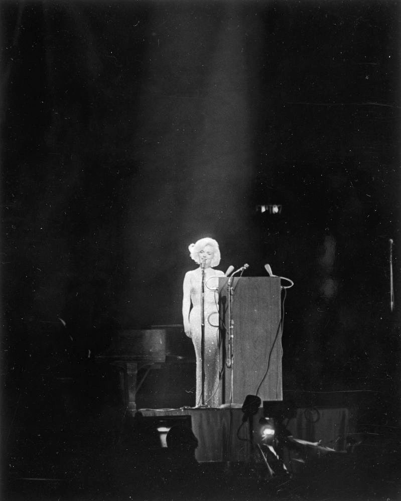 Americká filmová herečka a modelka Marilyn Monroe.