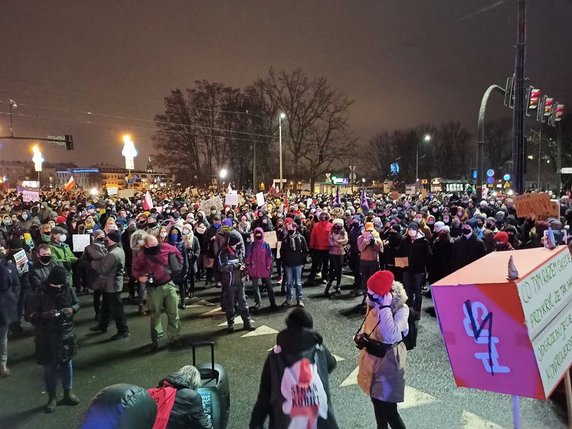 Kraków - Protesty przeciwko decyzji TK 