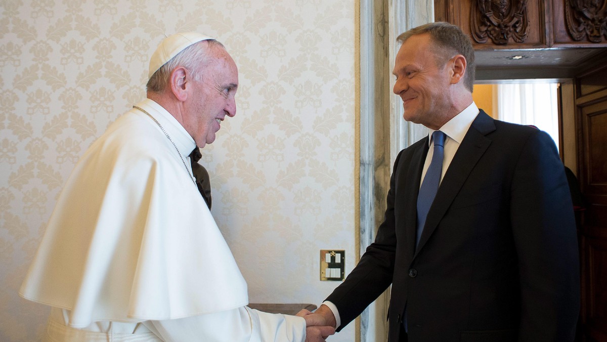 Pope Francis receives Donald Tusk