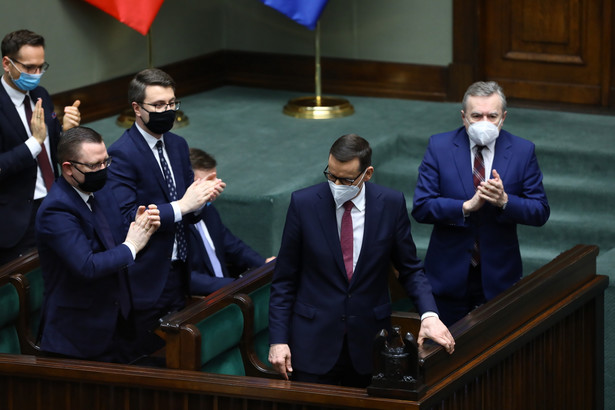 Premier Mateusz Morawiecki w Sejmie