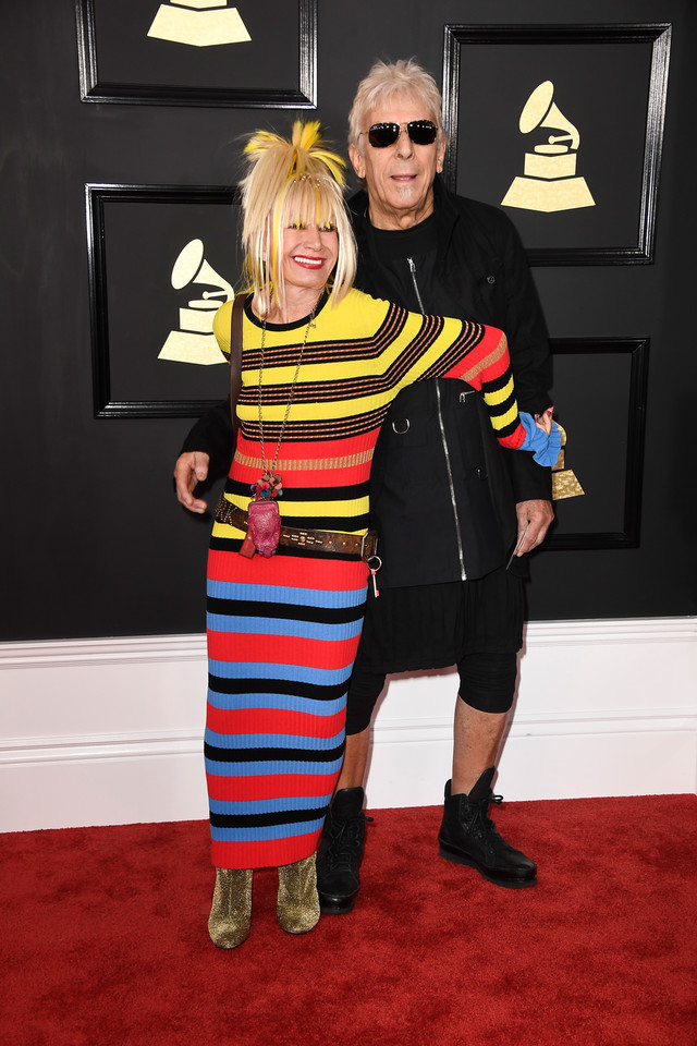 Betsey Johnson i John Cale na rozdaniu Grammy 2017