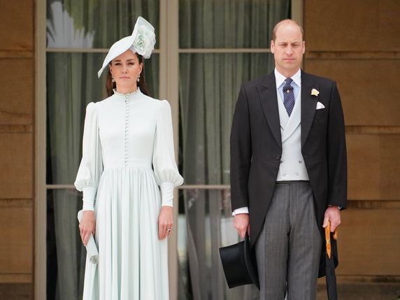Kate Middleton na przyjęciu w Pałacu Buckingham