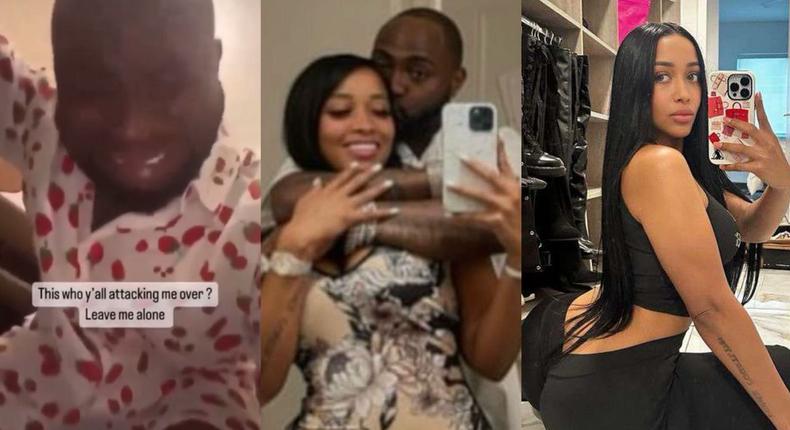 Davido entangled in cheating scandal again; lady question speaks after leaked video