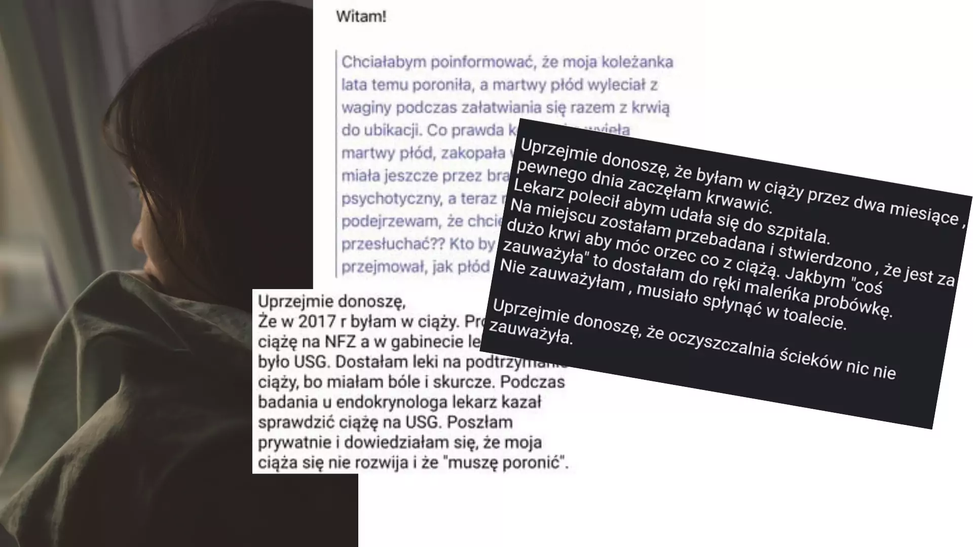 "1 na 4 ciąże jest roniona samoistnie i często kończy się spuszczeniem wody w toalecie"