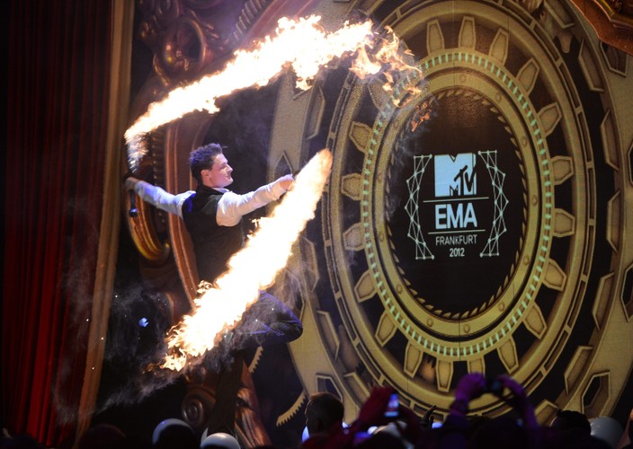 Gala MTV Europe Music Awards (EMA) 2012 we Frankfurcie