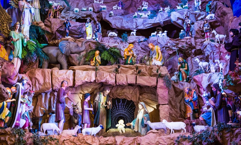 SZOPKA BOŻONARODZENIOWA W KOŚCIELE ŚW. FRANCISZKA SERAFICKIEGO W POZNANIU