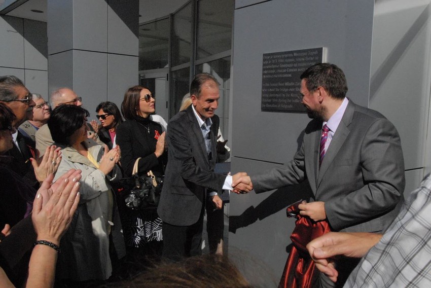 Tabla Miladin Zarić /Foto: GO Savski venac