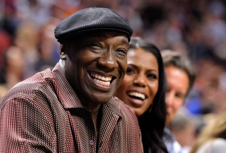 Michael Clarke Duncan podczas meczu New York Knicks z Miami Heat – 27 luty 2011 r.