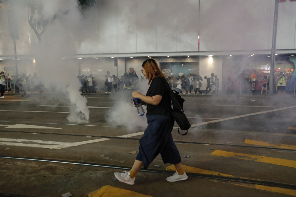 Protesty w Hongkongu